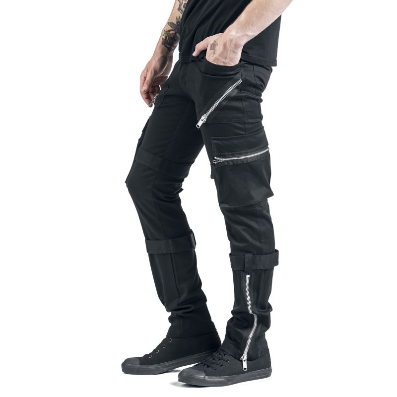 Men Gothic Pant New Style Carsten Pant Cloth Black Trousers Punk Cloth Goth Pant